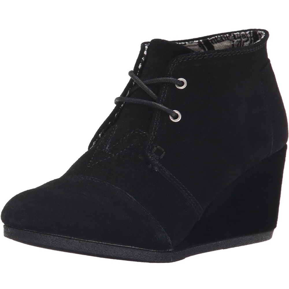 Tom’s desert wedge bootie